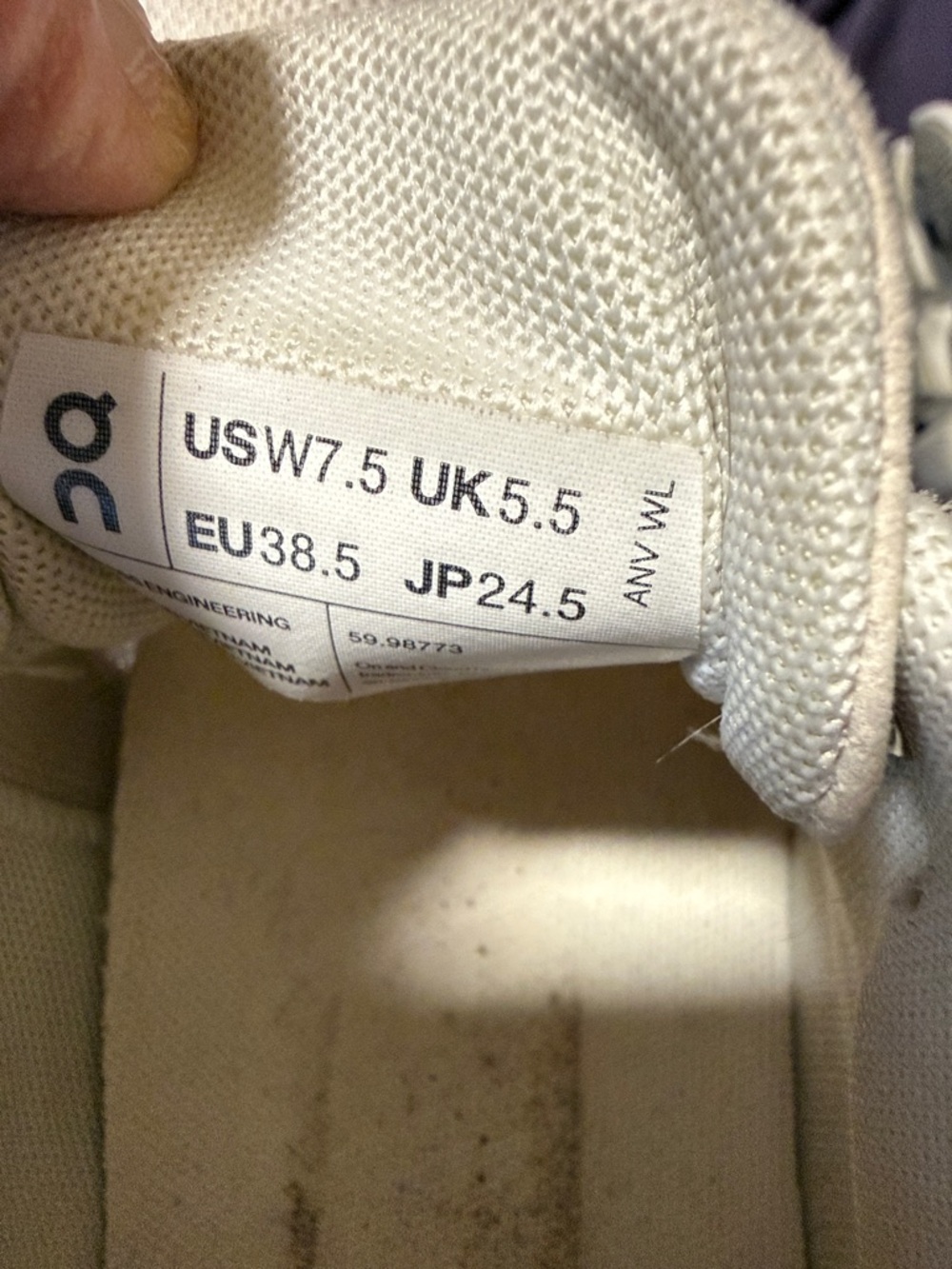 On Cloud Running Women's Beige Cloudrunner Athletic Shoes - Picture 7 of 10
